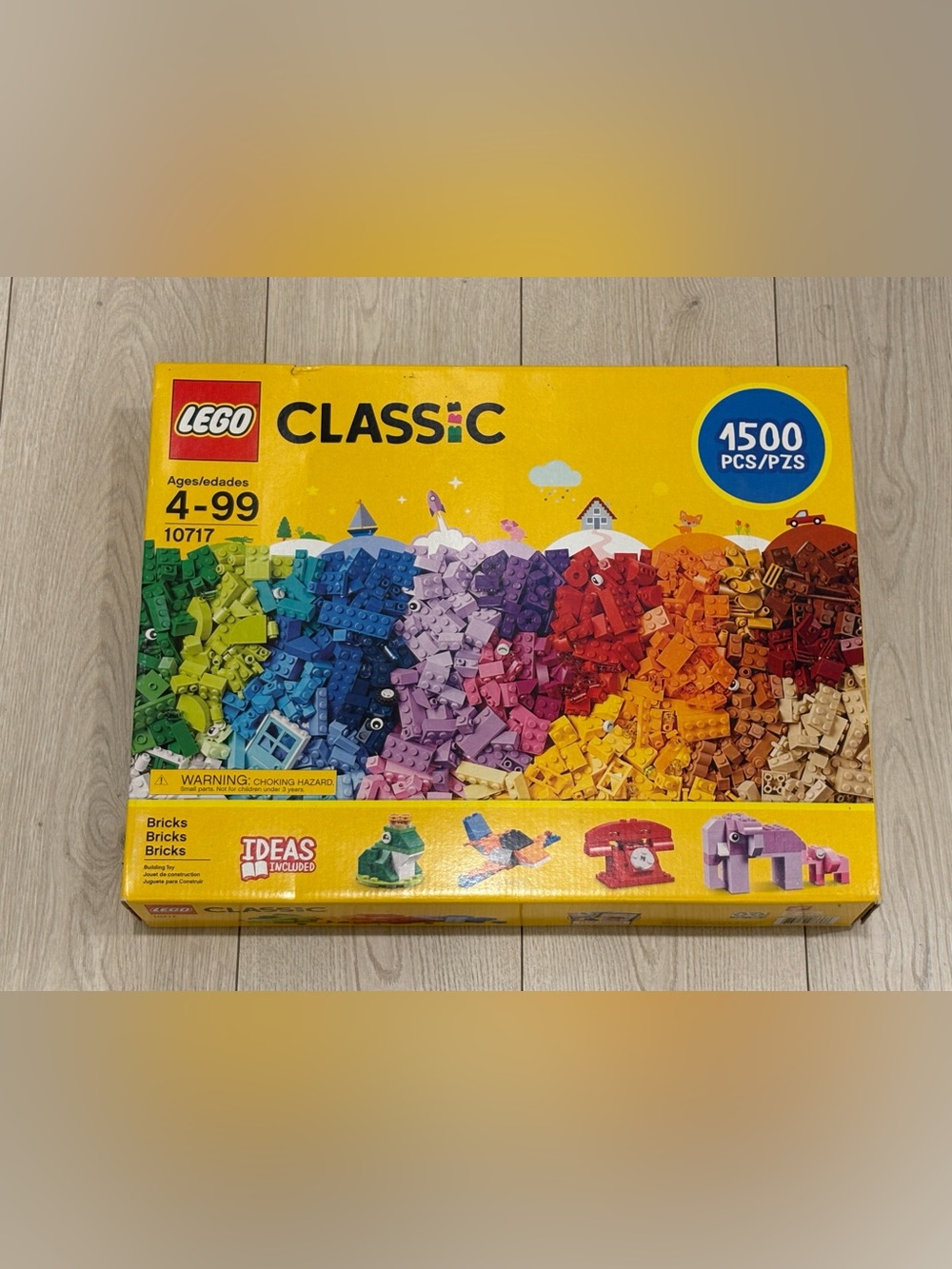 LEGO Classic Rainbow Bricks Building Set 10717